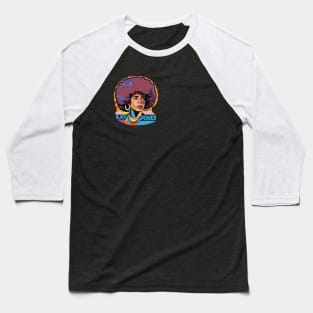 Angela Davis - Black Power Baseball T-Shirt